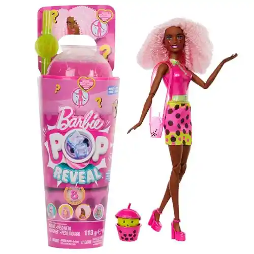 Barbie Pop Reveal Té Burbujas Frutos Rojos