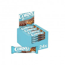 Barritas de Cereales Corny 0% azúcares añadidos, sabor Chocolate con Leche, Sueltas (24 unidades) x 20 g