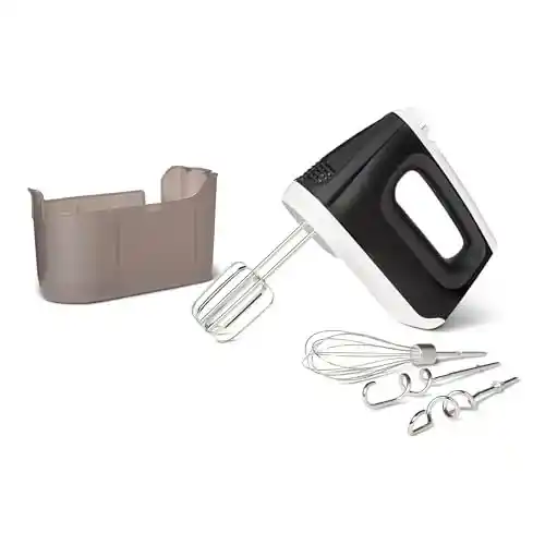 Batidora de mano Amazon Basics 400W con 6 velocidades y turbo