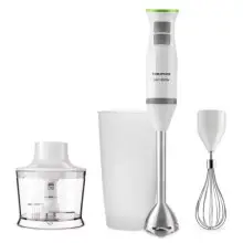 Batidora de Mano Taurus Bapi Plus Inox 850W + Accesorios Picadora + Vaso medidor + Emulsionador