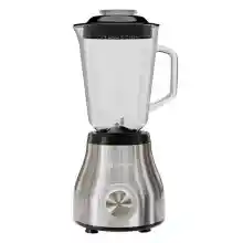 Batidora de vaso Blend&Mix Glass 1000W (1.5 L) con picador de hielo y acero inoxidable