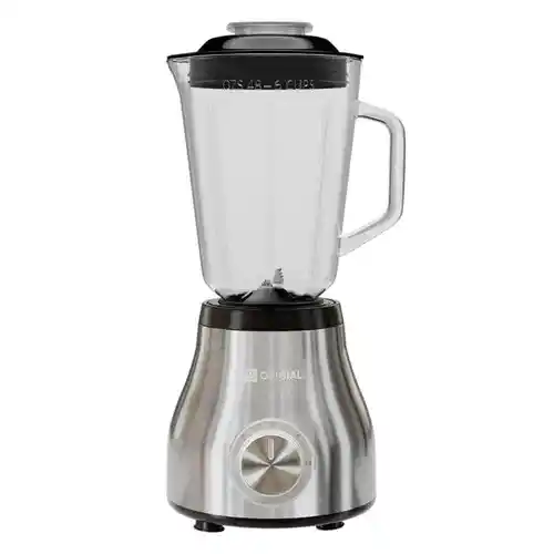 Batidora de vaso Blend&Mix Glass 1000W (1.5 L) con picador de hielo y acero inoxidable