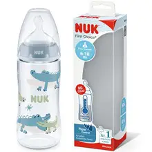 Biberón NUK First Choice+ con control de flujo