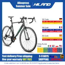 Bicicleta de carretera de aluminio Hiland, Shimano 14 velocidades, cuadro de 53/57 cm