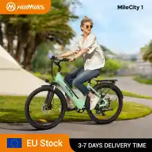 Bicicleta eléctrica de 26", alcance de 120 km, motor de 250W, batería de 36V 13Ah, velocidad 25 km/h