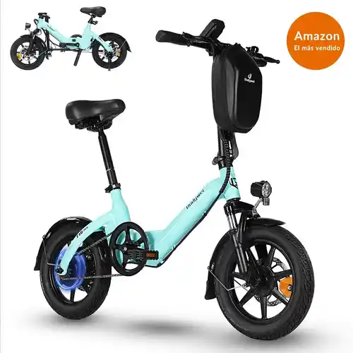 Bicicleta Eléctrica Plegable Bodywel T16Pro con amortiguador y frenos de disco dobles