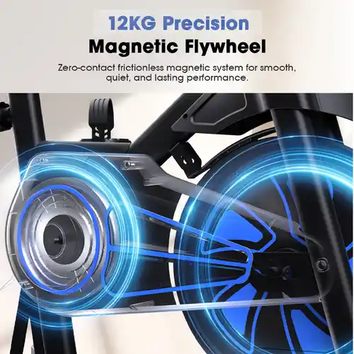 Bicicleta estática con volante de inercia 10kg
