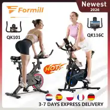 Bicicleta estática Formill QK101 con Volante de Inercia de 10 kg