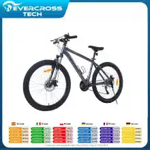 Bicicleta EVERCROSS EM3 26" de aluminio con 21 velocidades y suspensión bloqueable