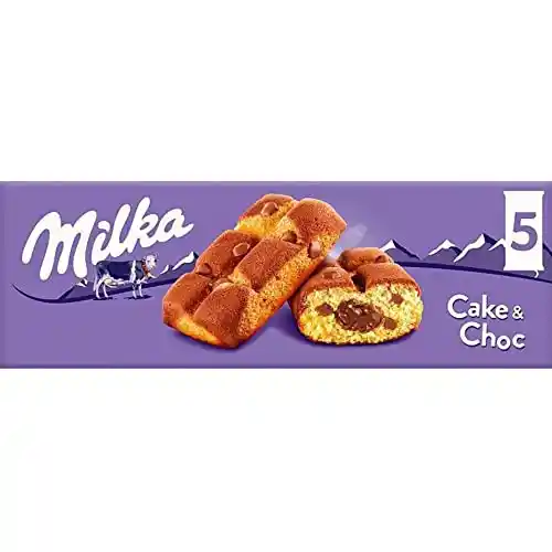 Pack 2x Bizcochos Milka con pepitas de chocolate con leche