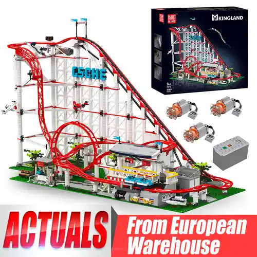 Bloques construcción de 3646 Piezas - montaña rusa Kingland Mould King