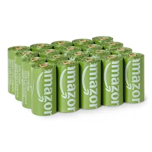 Bolsas para perros Amazon Basics, 300 unidades.