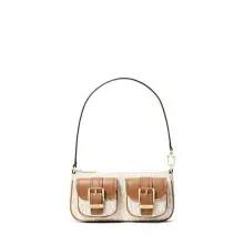 Bolso Michael Kors de lona con detalles de piel para mujer