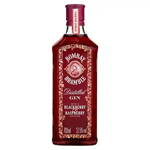 Bombay Bramble Ginebra Rosa, 700ml