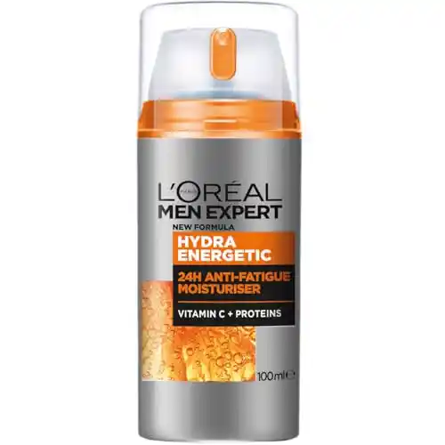 Bote de 100ml! Crema facial Hidratante Anti-Fatiga 24h L'Oréal Men Expert Hydra Energetic