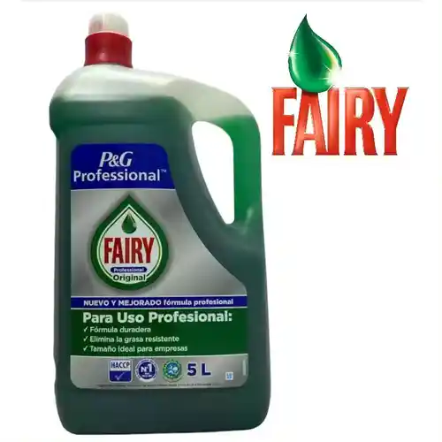 Botella de 5 litros de Fairy Professional - detergente concentrado lavaplatos