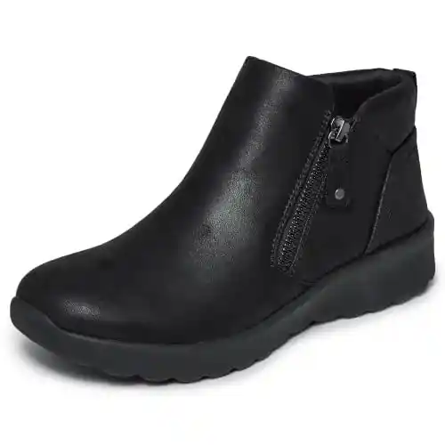 Botines Skechers Lovely Vibe Fall In Bloom para mujer en negro