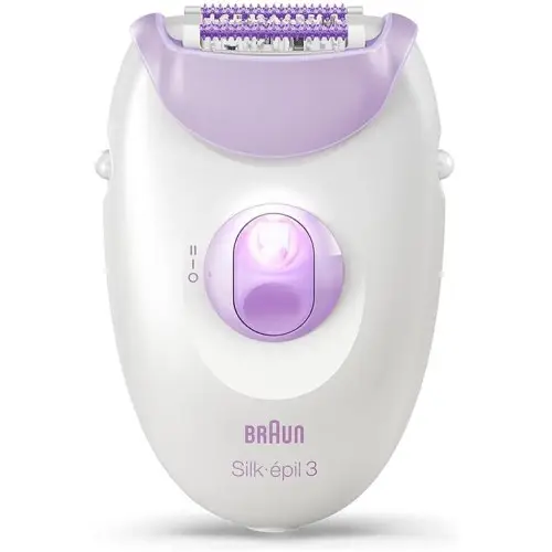 Braun Depiladora Silk-épil 3 para mujer, depiladora SmartLight con luz, accesorios incluidos