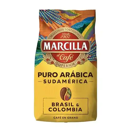 Café en Grano Marcilla Puro Arábica Brasil & Colombia 400g