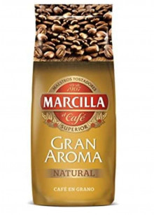 Café en grano natural Marcilla Gran Aroma 1kg
