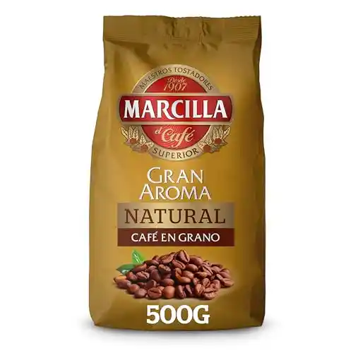 Café en grano natural Marcilla Gran Aroma 500g