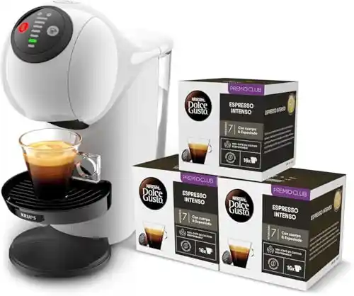 Cafetera de cápsulas Krups Dolce Gusto Genio S + 48 Cápsulas