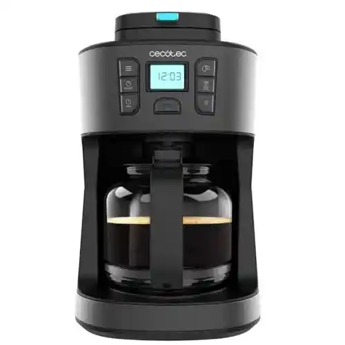 Cafetera de goteo Cecotec con molinillo (1.8L, 1086W)
