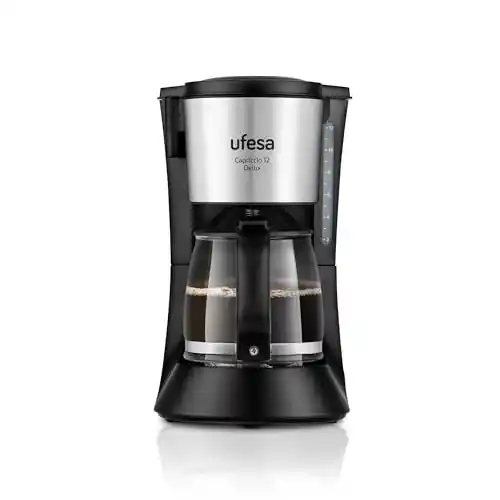 Cafetera de goteo Ufesa Capriccio Delux 12 tazas 680W