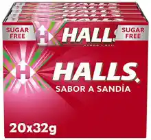 Caja con 20 Sticks de 32 g caramelos Halls Sandía