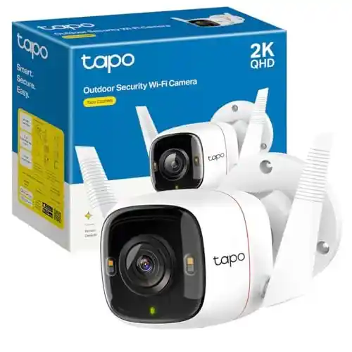 Cámara de vigilancia Tapo C320WS exterior WiFi 2K QHD con detección IA