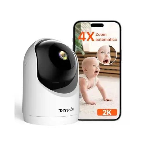 Cámara de vigilancia Tenda CP3 V3.0 con WiFi 2K y audio bidireccional