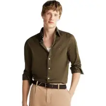 Camisa Tommy Hilfiger Flex Poplin para hombre