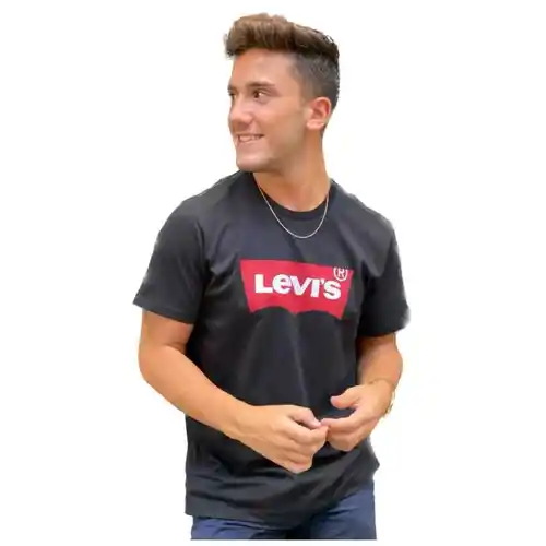 Camiseta Levi's Standard Fit Graphic Tee Negra