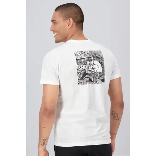 Camiseta The North Face Redbox Celebration Hombre Blanca
