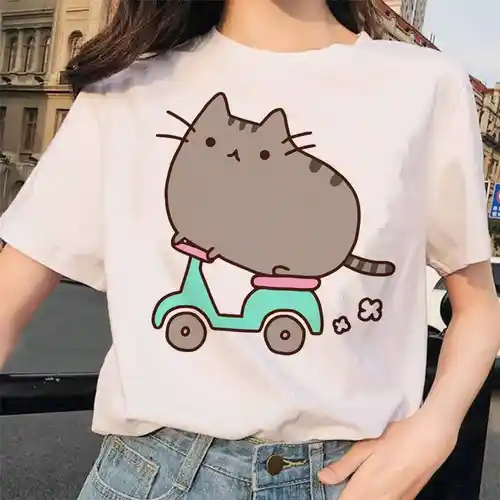 Camisetas de gato Pusheen para mujer SOLO 5,15€ + ENVIO GRATIS (muchos modelos a elegir)