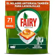 Cápsulas para lavavajillas Fairy Original TodoEn1 (71 unidades) con limpieza eficaz