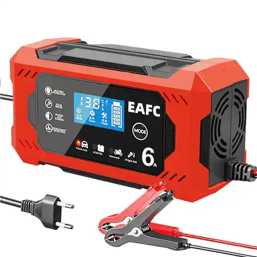 Cargador de batería para coche 12V y 6A