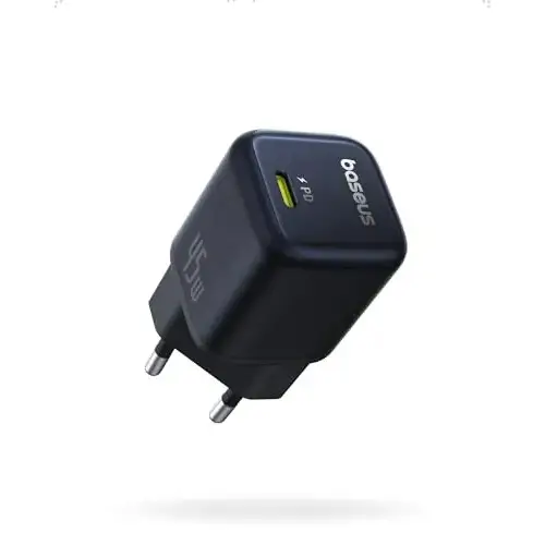 Cargador USB C Baseus PicoGo 45W GAN PD3.0 compacto