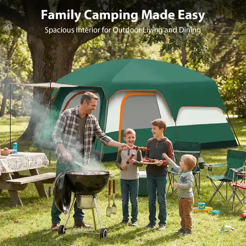 Carpa de camping familiar automática de apertura rápida