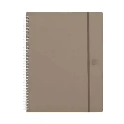 Carpeta de fundas Oxford Forest A4+ Polyfoam reciclado, 20 fundas transparentes