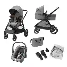 Carrito bebé Maxi-Cosi Zelia S Trio 3 Piezas Gris (0-22 kg)