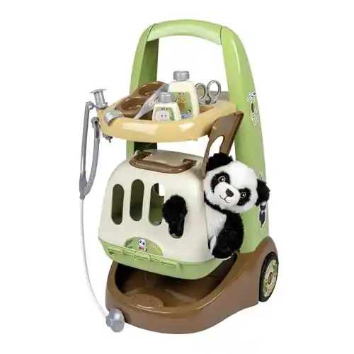 Carro Veterinario Panda +10 Accesorios Smoby