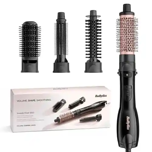 Cepillo de aire caliente BaByliss Smooth Finish 1200 AS122E 4-en-1
