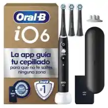 Cepillo de dientes eléctrico Oral-B iO 6 con 3 cabezales y estuche