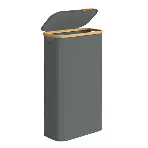 Cesto de ropa Songmics con tapa (70L) y estructura plegable