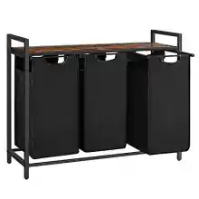 Cesto Ropa Sucia de 3 Compartimentos
