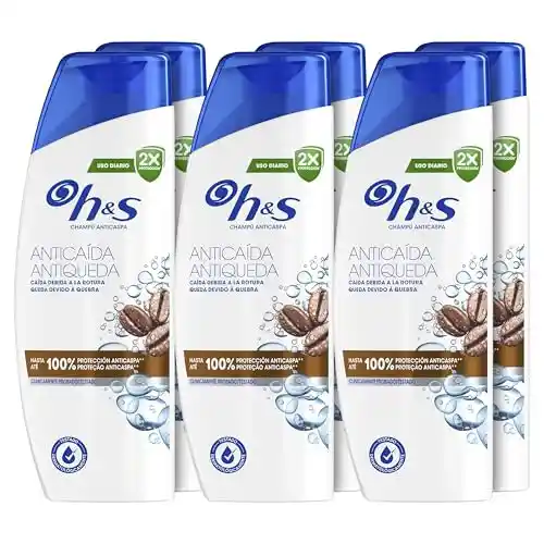 Champú anticaspa y anticaída H&S para hombre