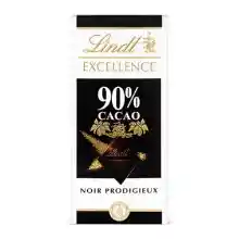 Chocolate negro Lindt Excellence 90% cacao, 100 g