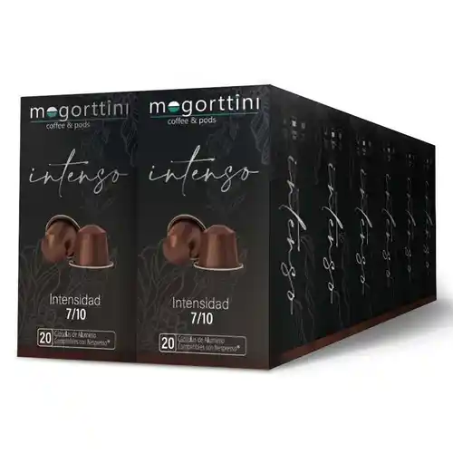 CHOLLAZO! 240 Cápsulas de aluminio de Café Intenso Mogorttini compatibles Nespresso (a 0,10€ la cápsula, envio gratis)