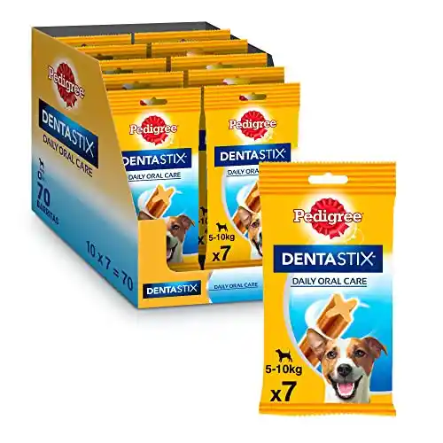 ¡Chollazo! Pack 70 barritas Dentastix higiene dental para perros pequeños